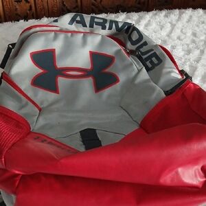 Under Armour Unisex Red and Gray Backpack